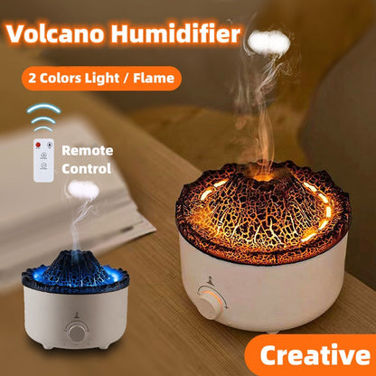 🌋 Volcano-Shaped Humidifier [Circular Clouds]