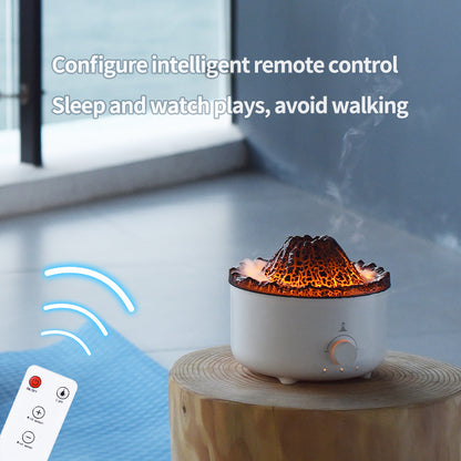 🌋 Volcano-Shaped Humidifier [Circular Clouds]