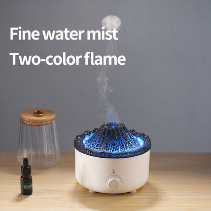 🌋 Volcano-Shaped Humidifier [Circular Clouds]