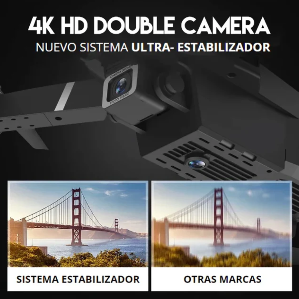🚁 Drone with Dual 4K Camera + Free Case