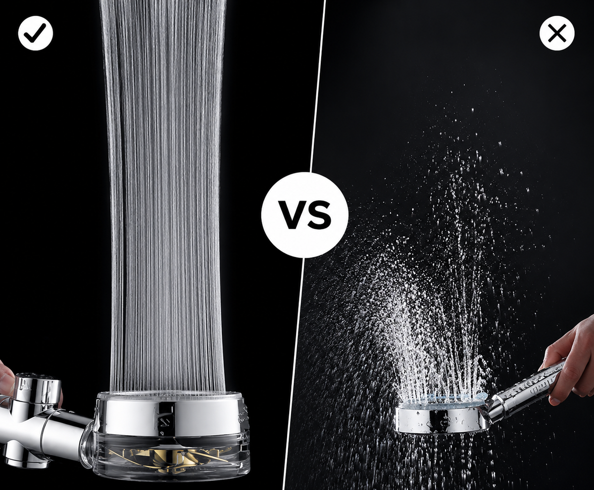 🚿 Eco-Shower with Pressure Propeller and Purifying Filter