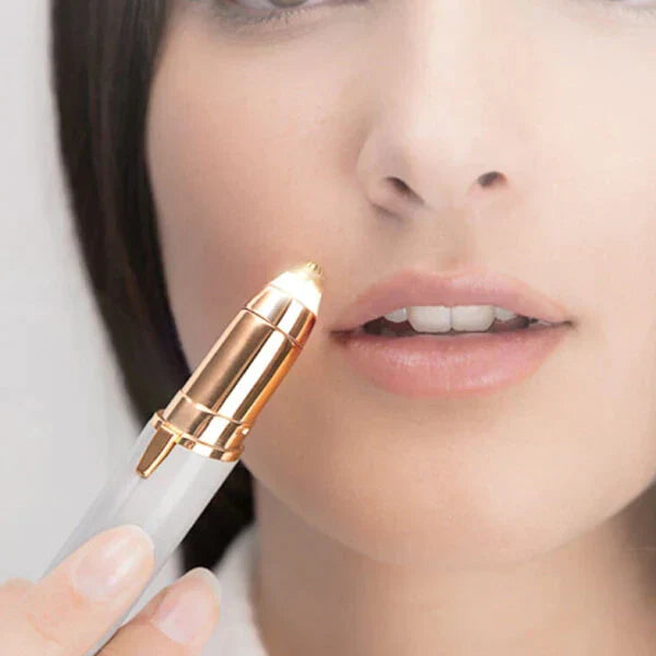 RECHARGEABLE painless precision facial hair remover