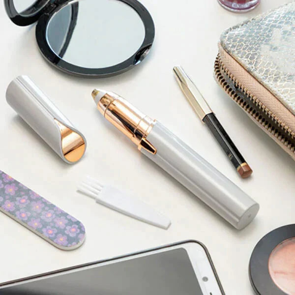 RECHARGEABLE painless precision facial hair remover