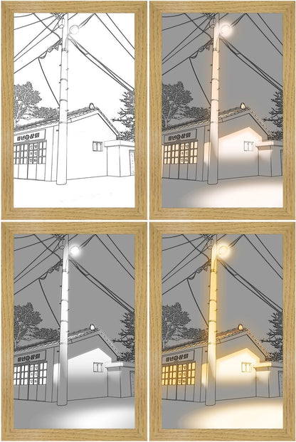 🖼 Color-Changing LED Art Frame