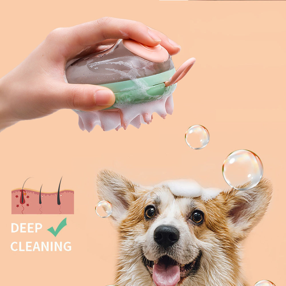 🐶 2-in-1 Pet Bath Massage Brush