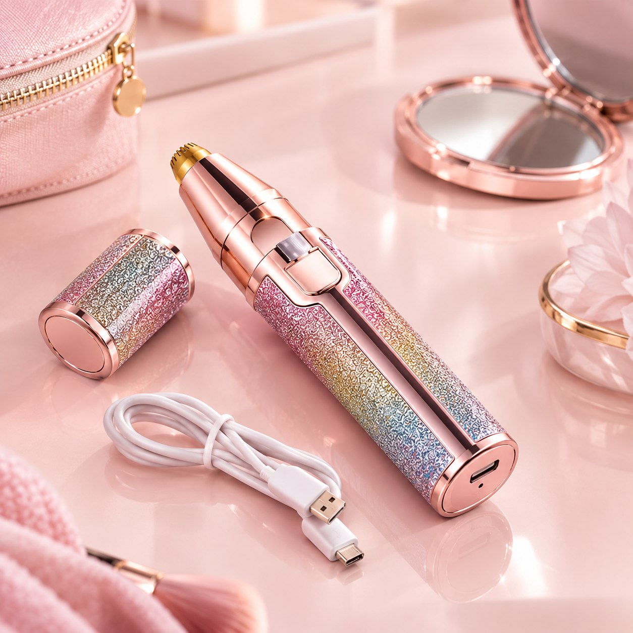 Precision facial hair remover